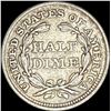 Image 2 : 1856 Seated Liberty Half Dime CLOSELY  UNCIRCULATED