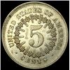 Image 2 : 1867 Shield Nickel  CLOSELY UNCIRCULATED