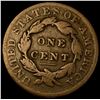 Image 2 : 1833 Coronet Head Large Cent   NICELY  CIRCULATED
