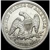 Image 2 : 1857 Seated Liberty Silver Quarter CLOSELY  UNCIRCULATED