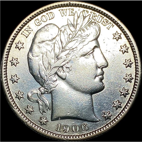 1906-D Silver Barber Half Dollar CLOSELY  UNCIRCULATED