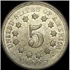 Image 2 : 1867 Shield Nickel CHOICE AU