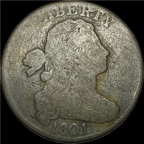 1801 Draped Bust Silver Dollar NICELY  CIRCULATED