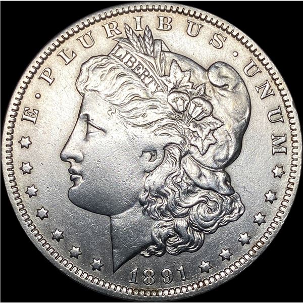 1891-S Silver Morgan Dollar CLOSELY  UNCIRCULATED