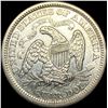 Image 2 : 1873 Arrows Seated Liberty Quarter CLOSELY  UNCIRCULATED