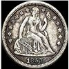 1857 Seated Liberty Dime NEARLY UNCIRCULATED
