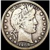 1908-S Silver Barber Quarter LIGHTLY  CIRCULATED