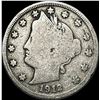 1912-S Liberty Head Nickel NICELY CIRCULATED