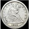 1839 Seated Liberty Silver Quarter NEARLY  UNCIRCULATED
