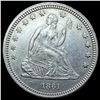Image 1 : 1861 Seated Liberty Quarter CLOSELY  UNCIRCULATED