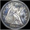1847 Seated Liberty Dollar NEARLY  UNCIRCULATED
