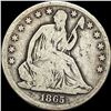 1865-S Seated Liberty Half Dollar NICELY  CIRCULATED