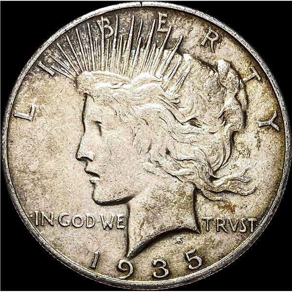 1935-S Silver Peace Dollar CLOSELY  UNCIRCULATED