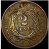 Image 2 : 1864 Bronze Two-Cent Piece NEARLY  UNCIRCULATED
