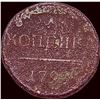 Image 1 : 1799 Russia Copper 1 Kopek (Paul I) HIGH  GRADE