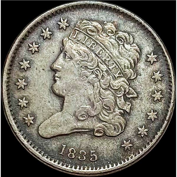 1835 Classic Head Half Cent CLOSELY  UNCIRCULATED