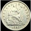 Image 1 : 1857 Seated Liberty Half Dime NEARLY  UNCIRCULATED
