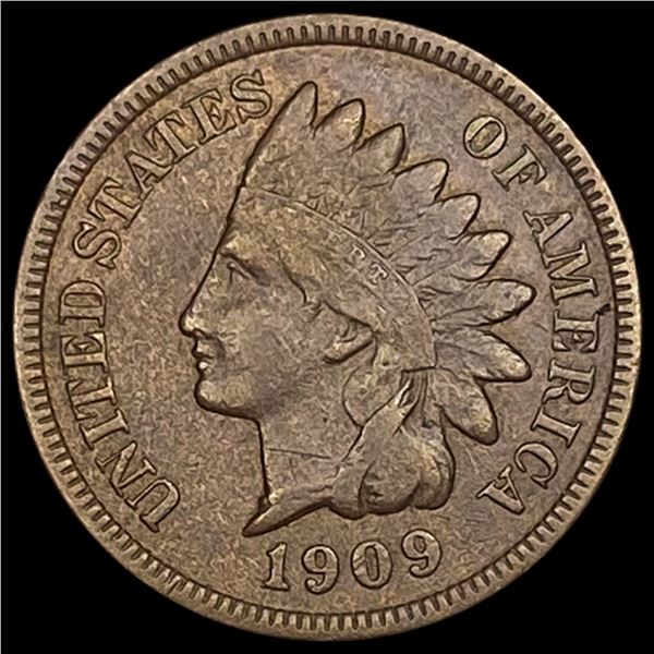 1909-S Indian Head Cent NEARLY UNCIRCULATED