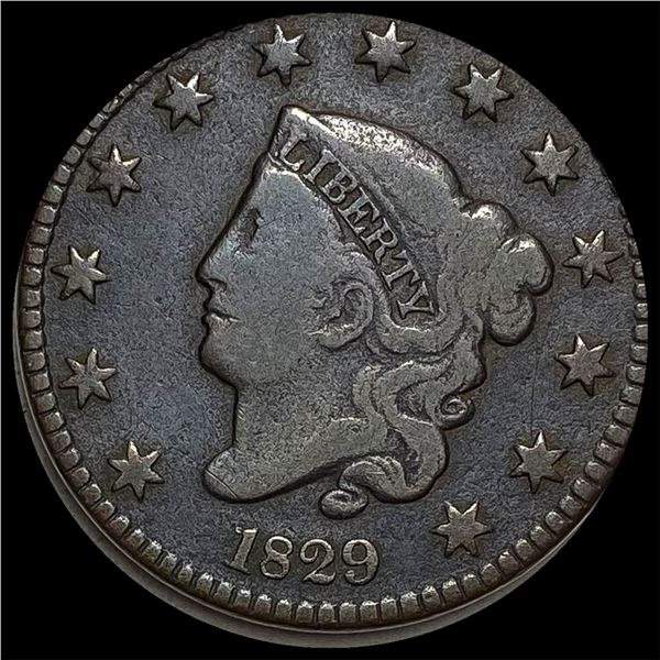 1829 Coronet Head Large Cent LIGHTLY  CIRCULATED