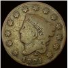 Image 1 : 1821 Coronet Head Large Cent NICELY  CIRCULATED