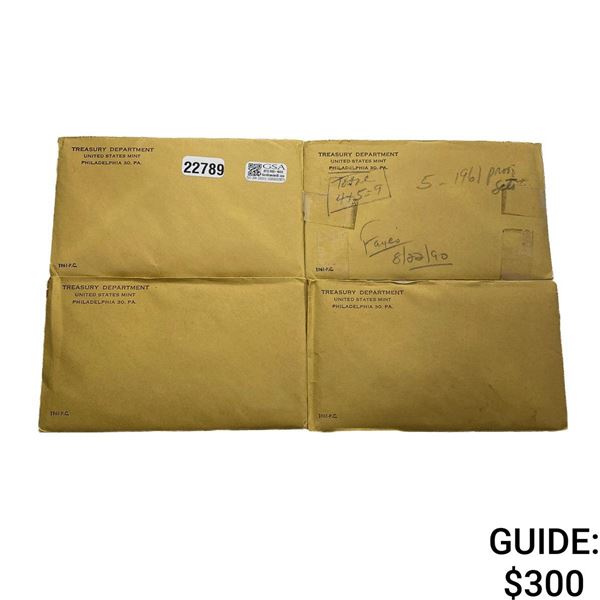 [4] 1961 U.S. Proof Set Sealed Envelope