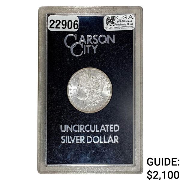 1880-CC Morgan Silver Dollar GSA UNCIRCULATED