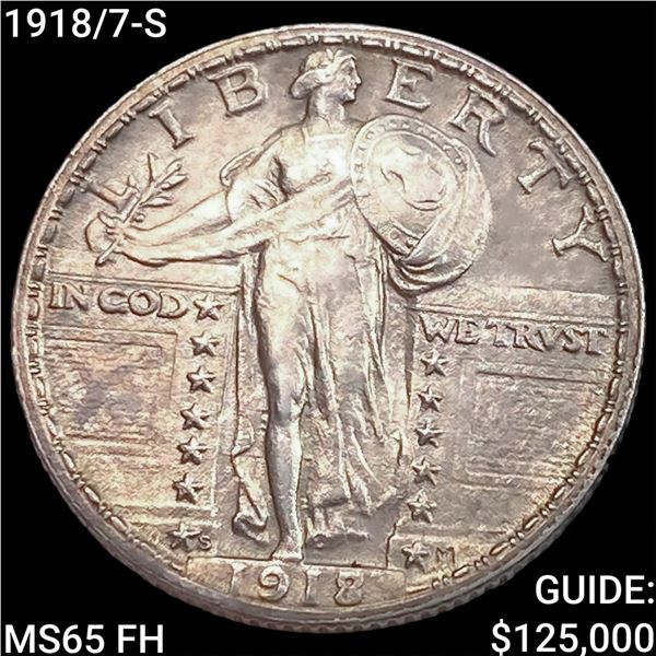 1918/7-S Standing Liberty Quarter GEM BU