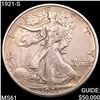 Image 1 : 1921-S Walking Liberty Half Dollar UNCIRCULATED