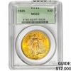 Image 1 : 1925 $20 Gold Double Eagle PCGS MS62