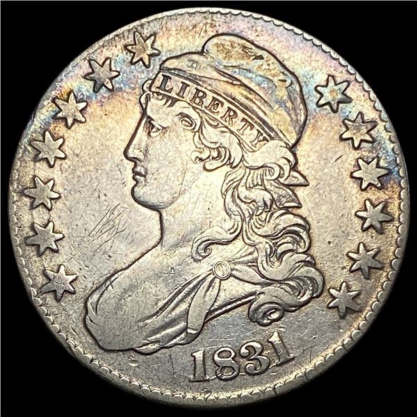 1831 Capped Bust Half Dollar NEARLY UNCIRCULATED