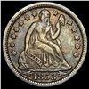 Image 1 : 1853 Arrows Seated Liberty Dime NEARLY UNCIRCULATED