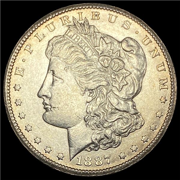 1887-S Silver Morgan Dollar CHOICE AU