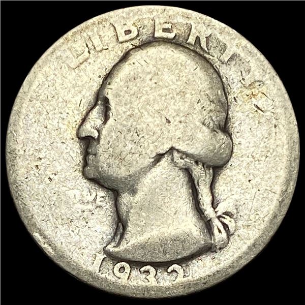 1932-D Silver Washington Quarter NICELY CIRCULATED