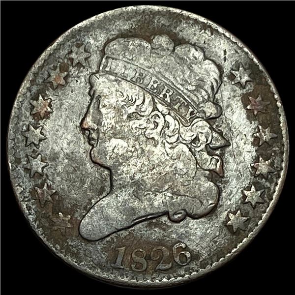 1826 Copper Half Cent NICELY CIRCULATED