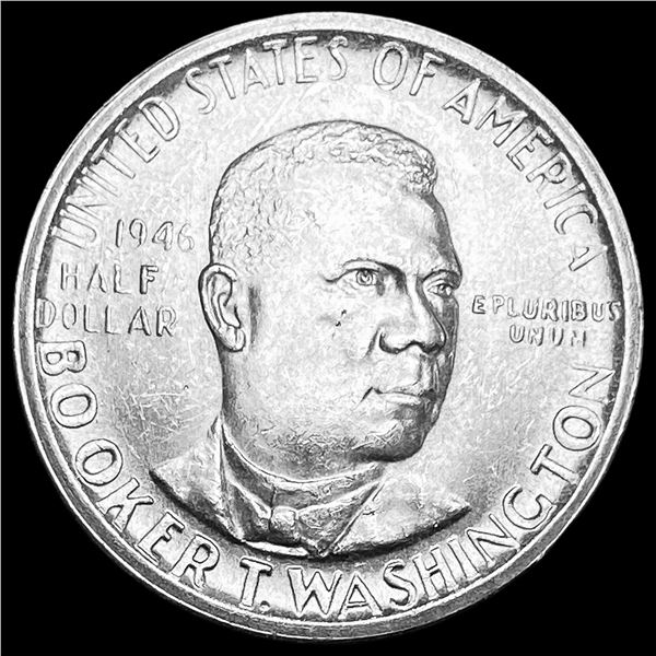 1946-S Silver Half Dollar Booker T. Washington CHOICE BU