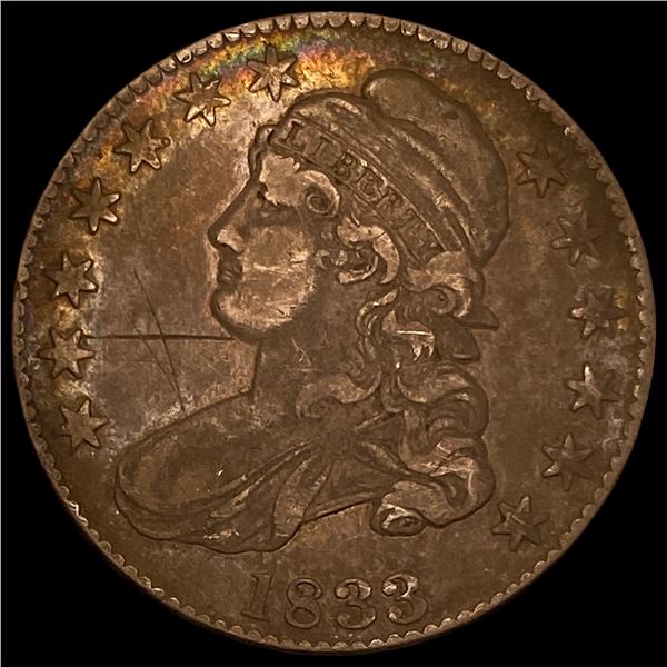 1833 Capped Bust Half Dollar HIGH GRADE