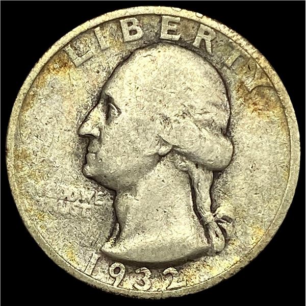 1932 Silver Washington Quarter LIGHTLY CIRCULATED