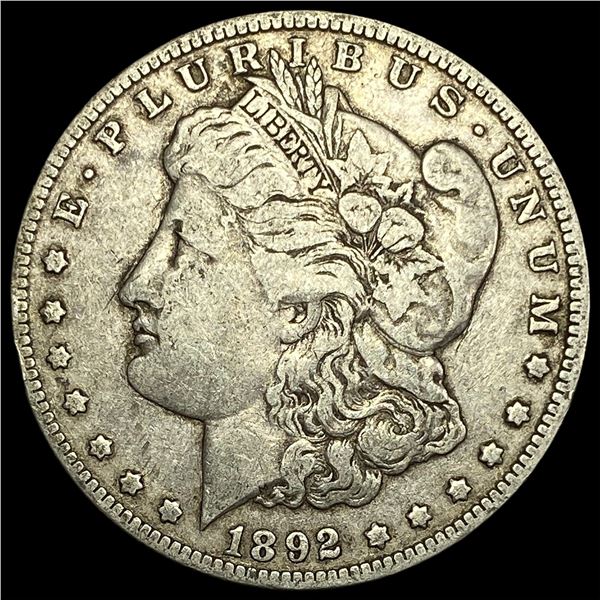 1892-O Silver Morgan Dollar LIGHTLY CIRCULATED