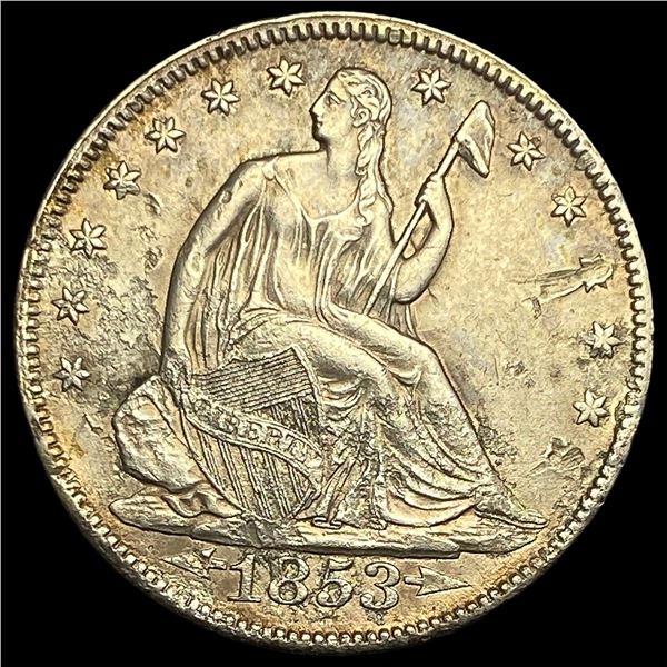 1853 Arrows Seated Liberty Half Dollar HIGH GRADE