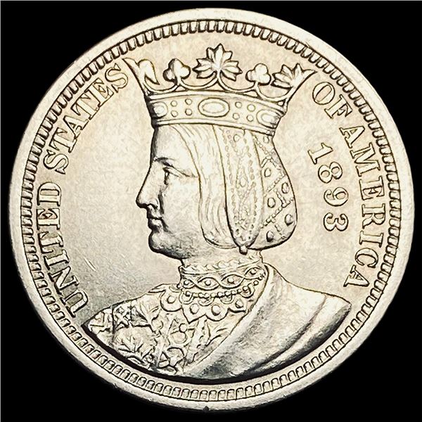 1893 Isabella Quarter Dollar UNCIRCULATED