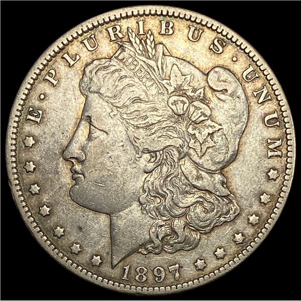1897-O Silver Morgan Dollar NEARLY UNCIRCULATED