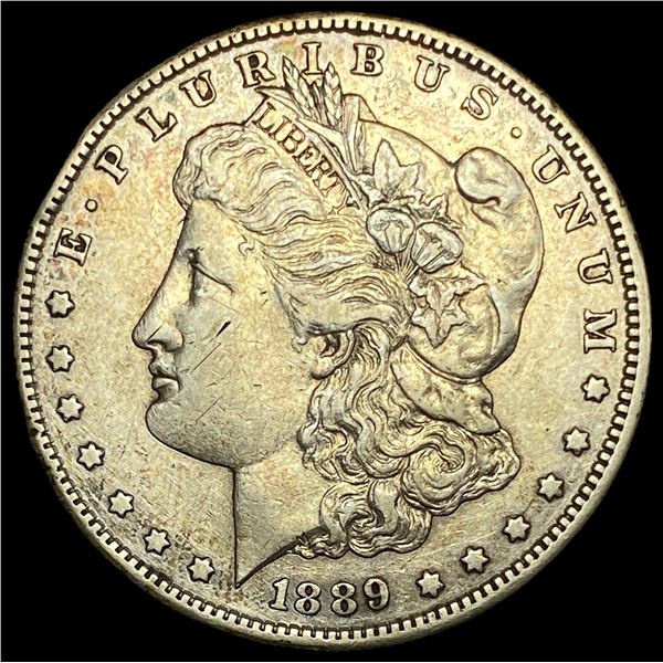 1889-S Silver Morgan Dollar NEARLY UNCIRCULATED
