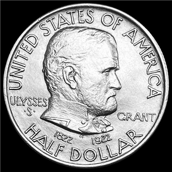 1922 Silver Half Dollar Grant Commemorative UNCIRCULATED