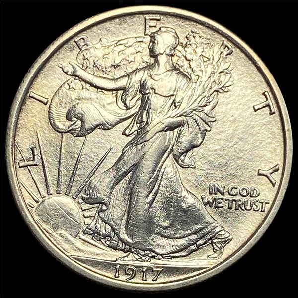 1917 Walking Liberty Half Dollar CLOSELY UNCIRCULATED