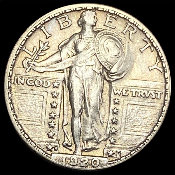 1920-S Silver Standing Liberty Quarter CLOSELY UNCIRCULATED
