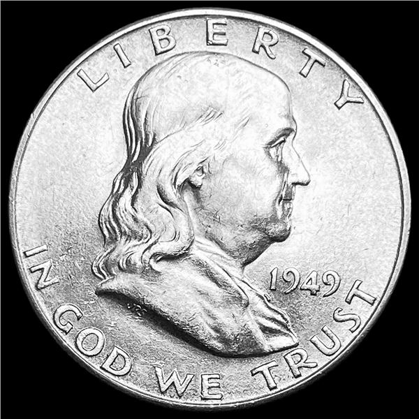 1949-S Silver Half Dollar Franklin CHOICE BU
