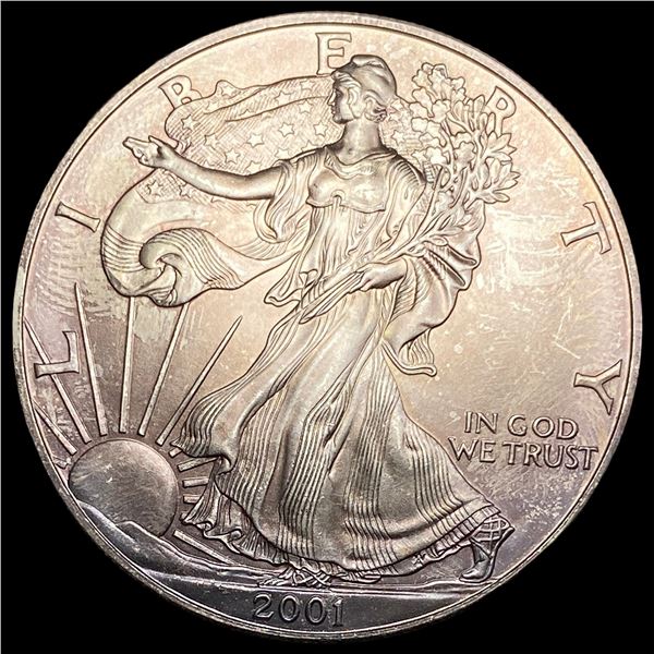2001 Silver American Eagle $1 SUPERB GEM BU
