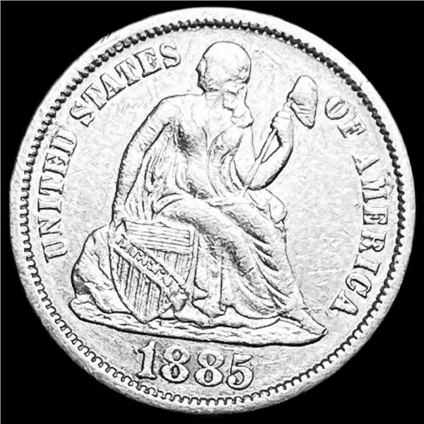 1885 Seated Liberty Dime CLOSELY UNCIRCULATED