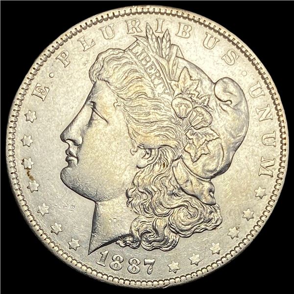 1887 Silver Morgan Dollar CLOSELY UNCIRCULATED