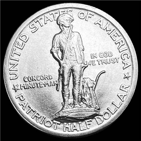 1925 Silver Lexington-Concord Half Dollar UNCIRCULATED